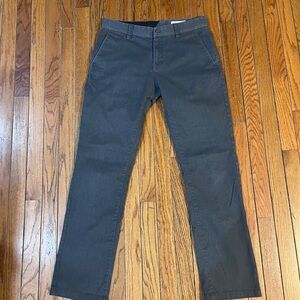 Men's Gray Khaki Chino Volcom Dress Casual Pants 31